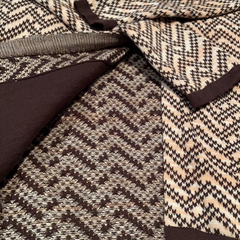 LAND’S END 100% Soft Cotton Open Midi Cardigan With Pockets - Picture 6 of 12
